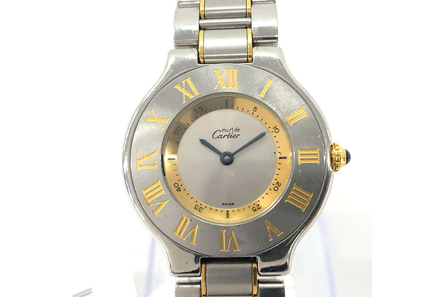 Cartier】【電池交換済】カルティエ『マスト21 ヴァンティアン